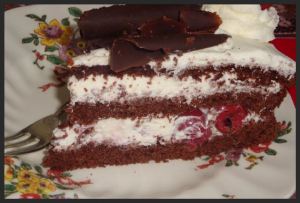 Schwarzwalder kirschtorte taart