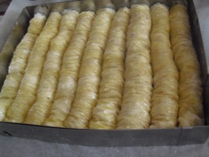 Baklava rolletjes