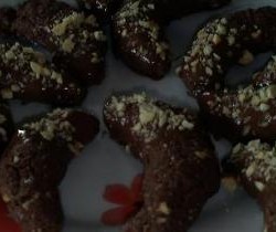 Chocolade hazelnoot maantjes