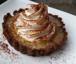 Banoffee taartjes - taartjes met banaan en karamel